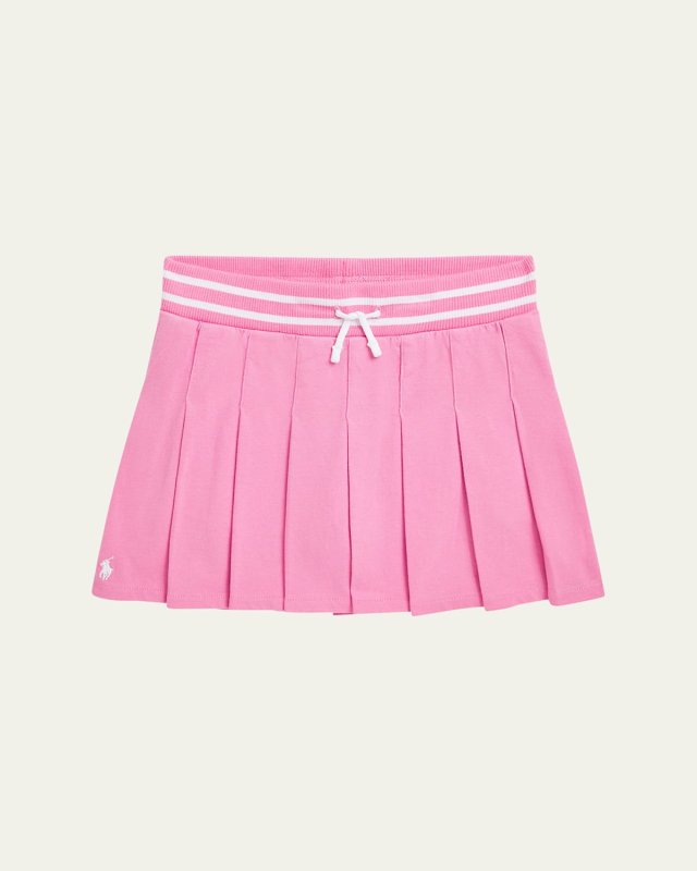 Girl's Pleated Tennis Skort, Size S-X
